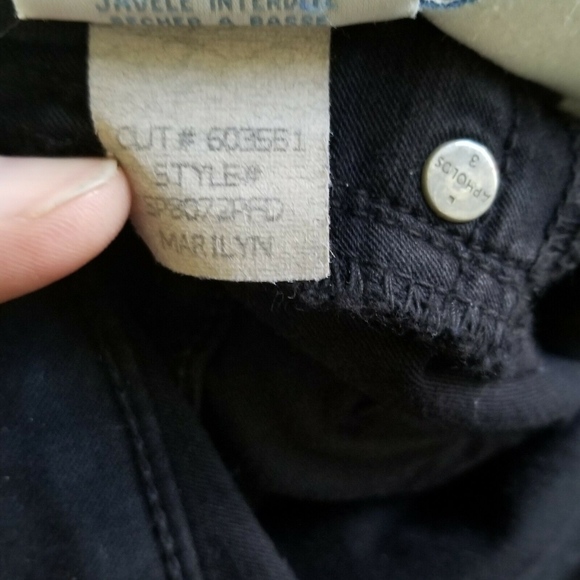 Robins Jean Marilyn straight Low rise Fray Hem - Picture 8 of 8